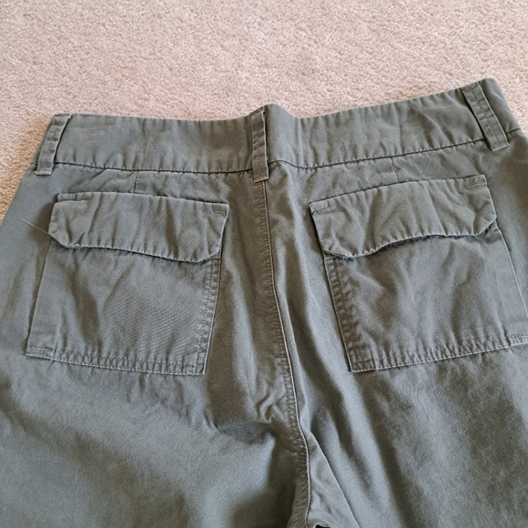 Patagonia Cropped Pants Green Womens Size 8 Organic Cotton Chino As Is Condition - Picture 11 of 15